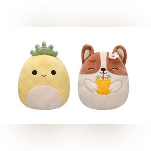 NWT Squishmallows Flip-A-Mallows 8- Inch, Kellytoy Plush, Maui & Regina